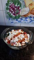 Zalm met feta in de oven 8