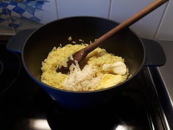 Coulibiac met zalm en rijst 3