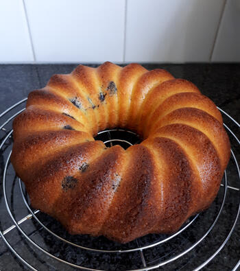 Een cake met twee smaken: chocolade en appel 4