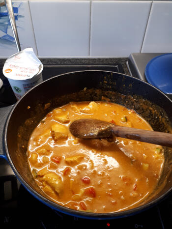 Pastaschotel met kipfilet en groentjes 7