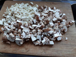 Quiche met paddenstoelen en feta 2