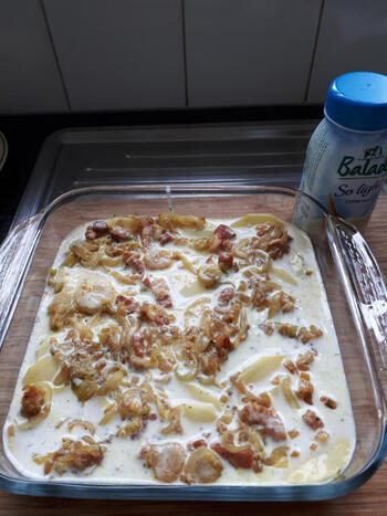 Tartiflette met witloof en spekjes 6