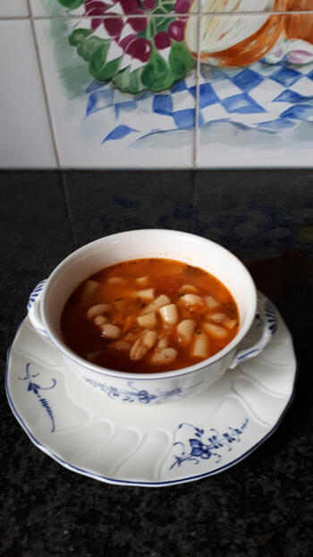 Vegetarische Minestronesoep met knolselder 5