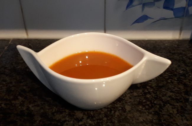 Puntpaprika-tomatensoep 1