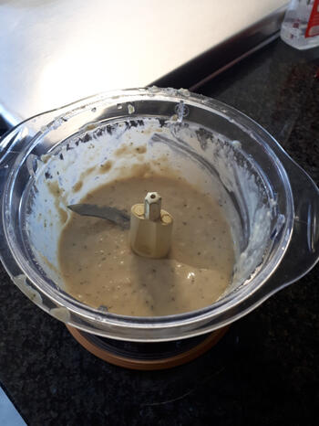 Dipsaus of boterham spread: Hummus van witte bonen 3