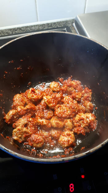 Eenpansgerecht spitskool met gehakt en tomatensaus 5