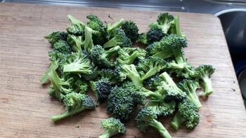 Eenvoudige, vegetarische risotto met broccoli en paprika 2