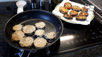 Ovenschotel met aubergines, mozzarella en tomatensaus 7