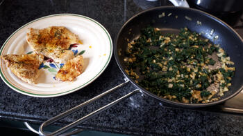 Quiche met kalkoenfilet en boerenkrulkool (Kale) 2