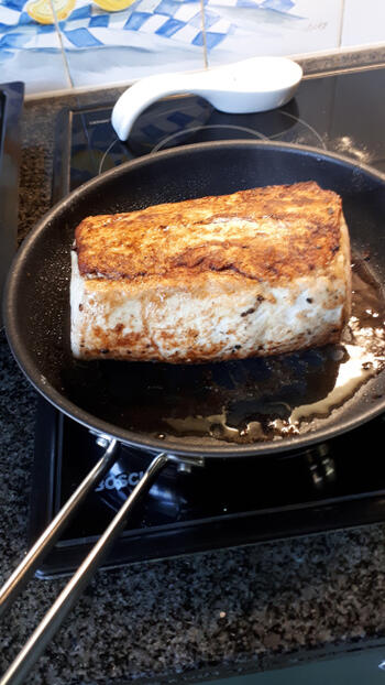 Varkensgebraad met appel en krieltjes in de oven 5