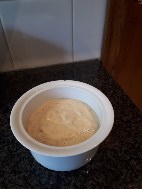 Dipsaus of boterham spread: Hummus van witte bonen 1