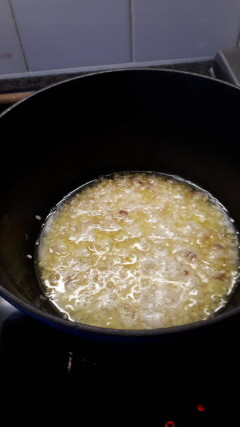 Rijst met asperges, daslook en eieren 5