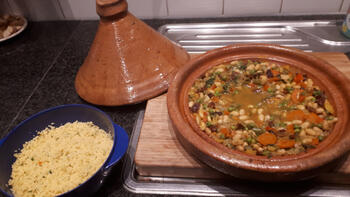 Vegetarische tajine met couscous 9