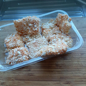 Homemade vissticks met spinaziepuree 3