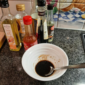 Noedels met witloof en gehaktballen 4