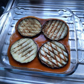 Ovenschotel met melanzane alla Parmigiane 6