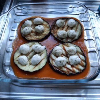 Ovenschotel met melanzane alla Parmigiane 7