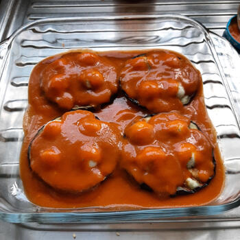 Ovenschotel met melanzane alla Parmigiane 8