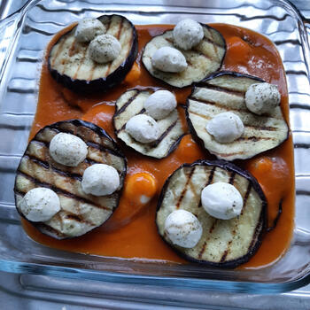 Ovenschotel met melanzane alla Parmigiane 9