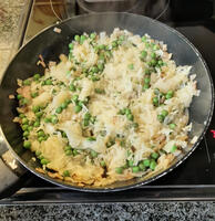 Grietfilet met groenten in bechamelsaus en duchesses aardappelen 4