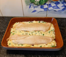 Grietfilet met groenten in bechamelsaus en duchesses aardappelen 8