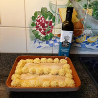 Grietfilet met groenten in bechamelsaus en duchesses aardappelen 9