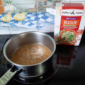 Kippenkoteletjes met groenten en bulgur 2