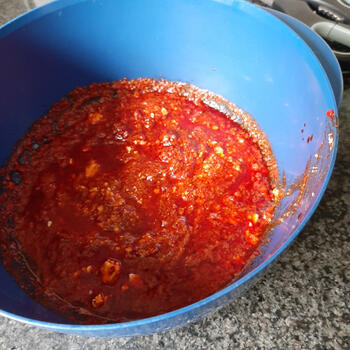 Pasta �Il gran Fusillo met Grana Padano en Nduja Calabrese 3