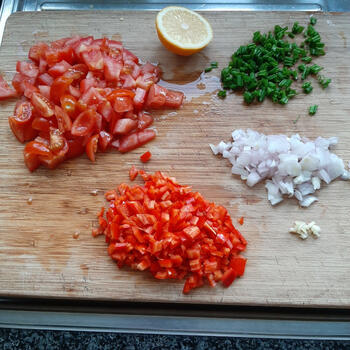 Rode poon met kokoscurry en noedels 2