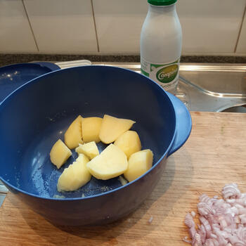 Spinaziestamppot met witte worst 4