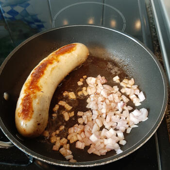 Spinaziestamppot met witte worst 6