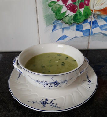 Thermomixrecept: courgettesoep met peterselie en Parmezaanse kaas 3
