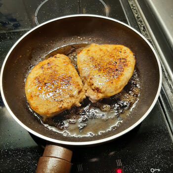 Varkensoesters met blackwellsaus en wortelstamppot 5