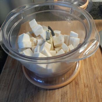 Vegetarische knolselderkoekjes met frietjes 2