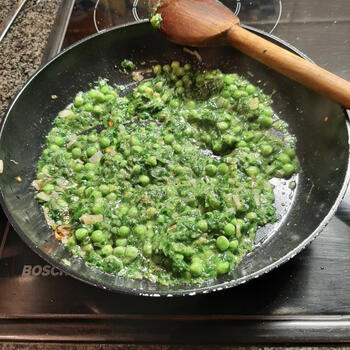 Vegetarische pasta met spinazie � la cr�me 3