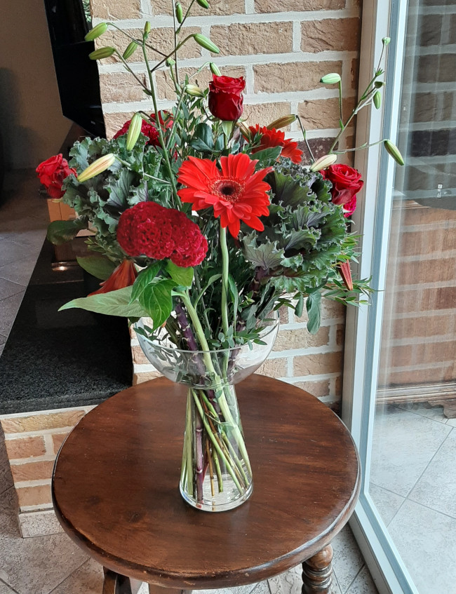 Rood boeket